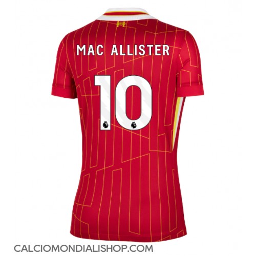 Maglie da calcio Liverpool Alexis Mac Allister #10 Prima Maglia Femminile 2024-25 Manica Corta